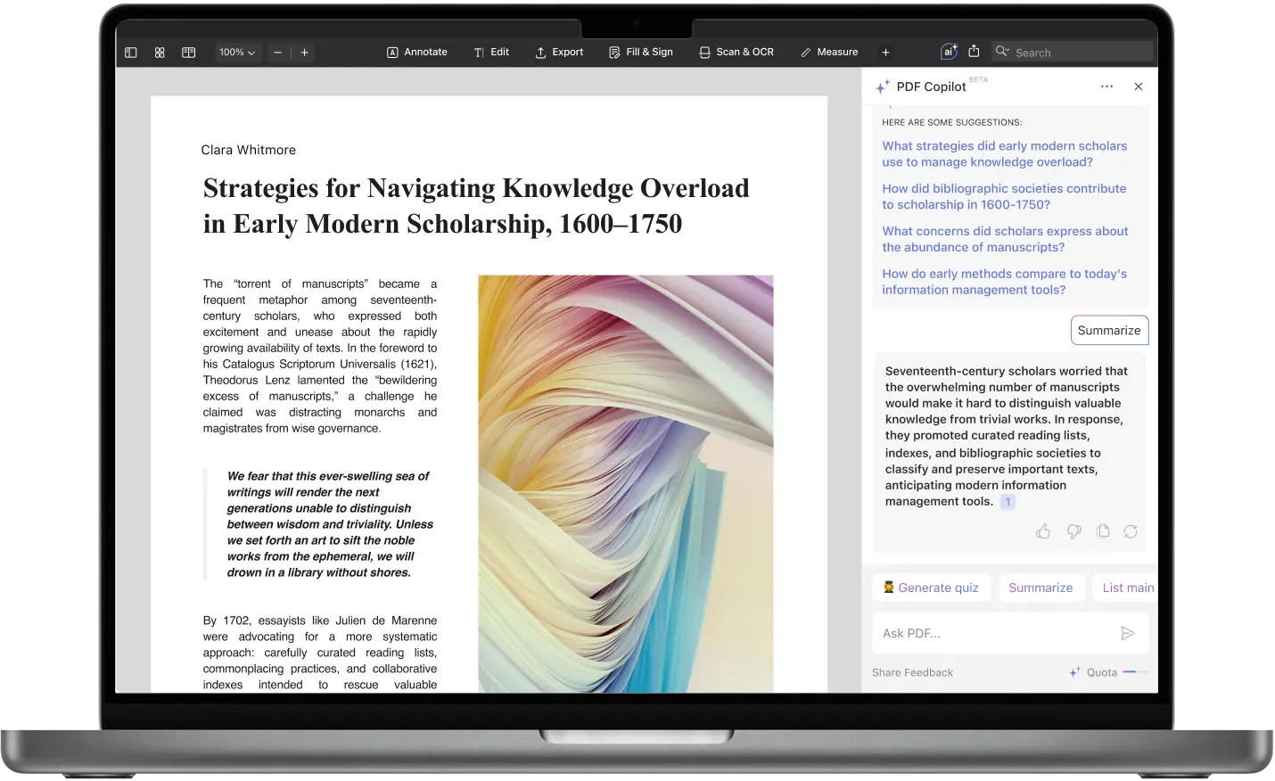 Як розуміти та пояснювати PDF-документи за допомогою PDF Copilot у PDF Expert